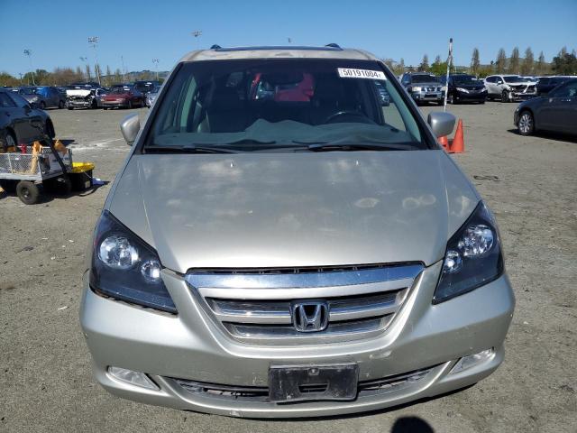 5FNRL38856B102723 - 2006 HONDA ODYSSEY TOURING SILVER photo 5