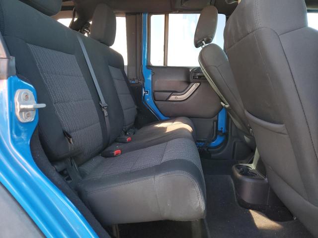 1C4HJWDG6CL141152 - 2012 JEEP WRANGLER SPORT ლურჯი ფოტო 11