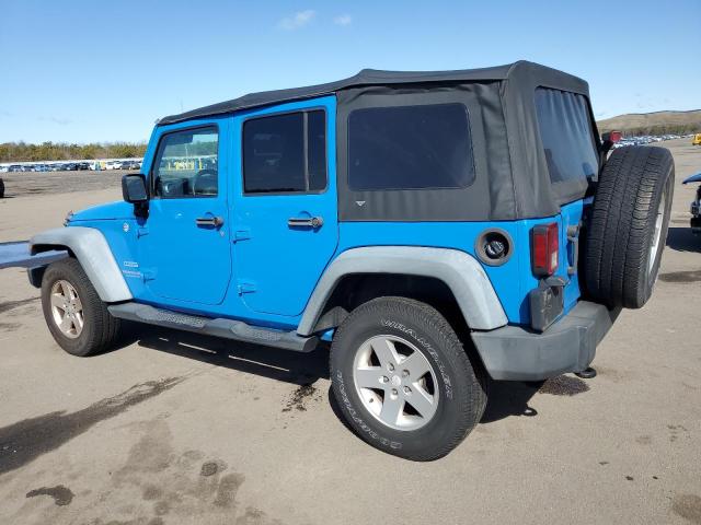 1C4HJWDG6CL141152 - 2012 JEEP WRANGLER SPORT ლურჯი ფოტო 2