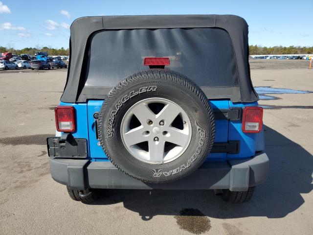 1C4HJWDG6CL141152 - 2012 JEEP WRANGLER SPORT ლურჯი ფოტო 6