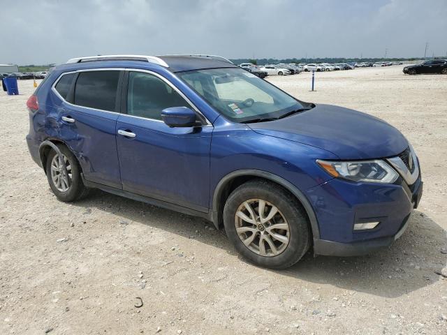 KNMAT2MT8JP614136 - 2018 NISSAN ROGUE S BLUE photo 4