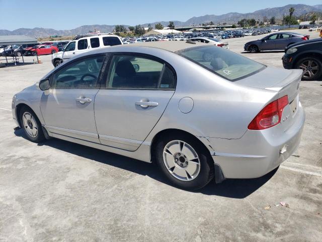 JHMFA36248S018324 - 2008 HONDA CIVIC HYBRID SILVER photo 2