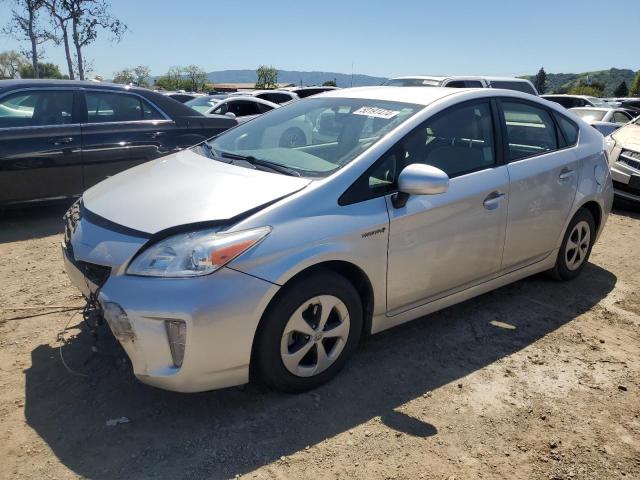 JTDKN3DU0C5455592 - 2012 TOYOTA PRIUS SILVER photo 1