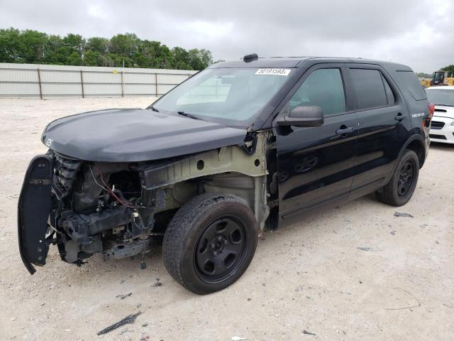 1FM5K8AR6HGC86463 - 2017 FORD EXPLORER POLICE INTERCEPTOR BLACK photo 1