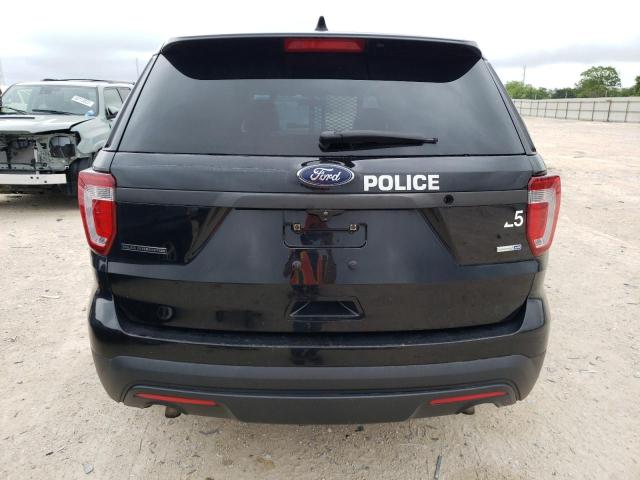 1FM5K8AR6HGC86463 - 2017 FORD EXPLORER POLICE INTERCEPTOR BLACK photo 6