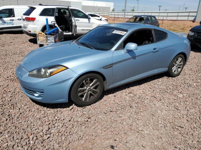 KMHHM66D67U249213 - 2007 HYUNDAI TIBURON GS BLUE photo 1