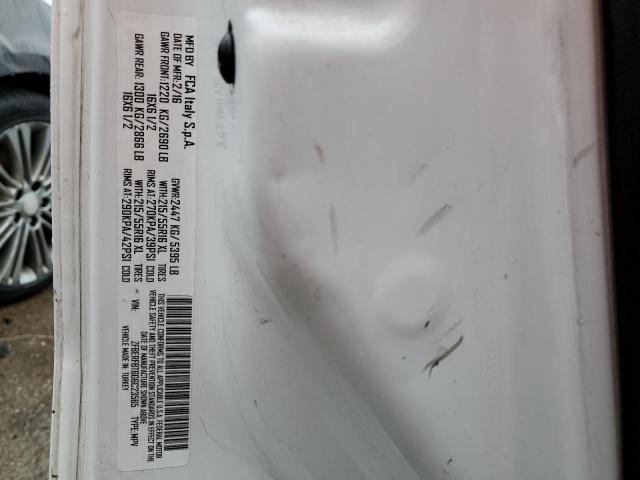 ZFBERFBT6G6C23565 - 2016 RAM PROMASTER SLT Білий фото 12