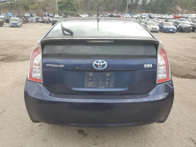 JTDKN3DU3C1562644 - 2012 TOYOTA PRIUS BLUE photo 6