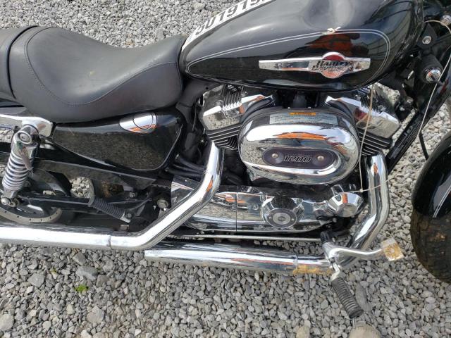 1HD1CT317CC417067 - 2012 HARLEY-DAVIDSON XL1200 C BLACK photo 7