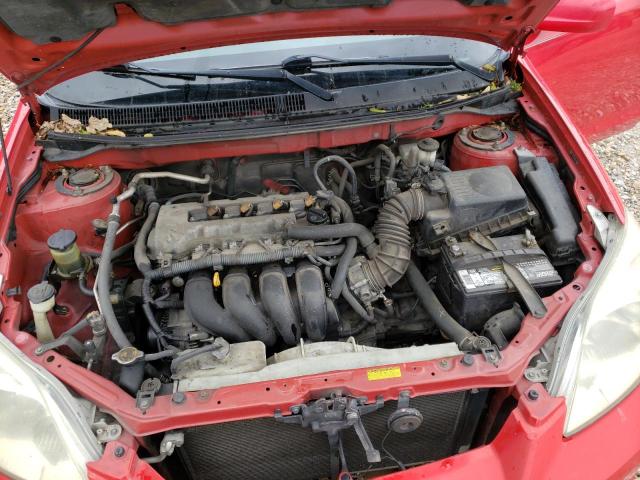2T1KR32E06C578364 - 2006 TOYOTA COROLLA MA XR RED photo 11