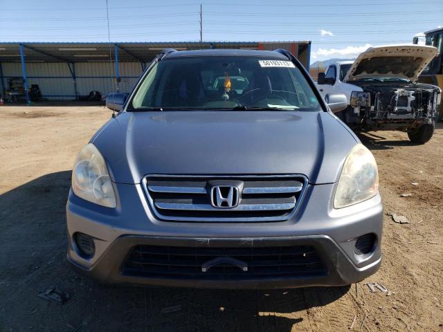 JHLRD78946C003095 - 2006 HONDA CR-V SE GRAY photo 5