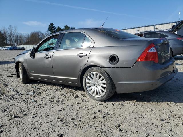 3FADP0L38BR174233 - 2011 FORD FUSION HYBRID GRAY photo 2