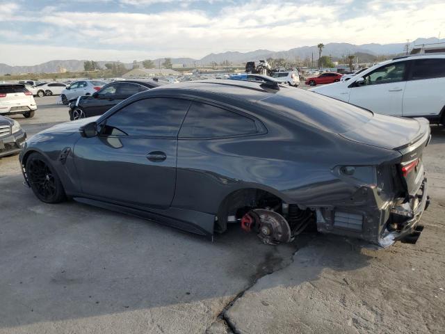 WBS43AZ02PCL21167 - 2023 BMW M4 COMPETITION GRAY photo 2