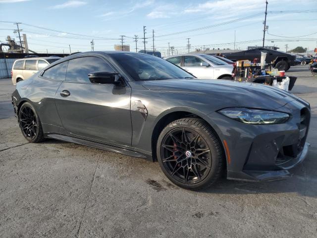 WBS43AZ02PCL21167 - 2023 BMW M4 COMPETITION GRAY photo 4