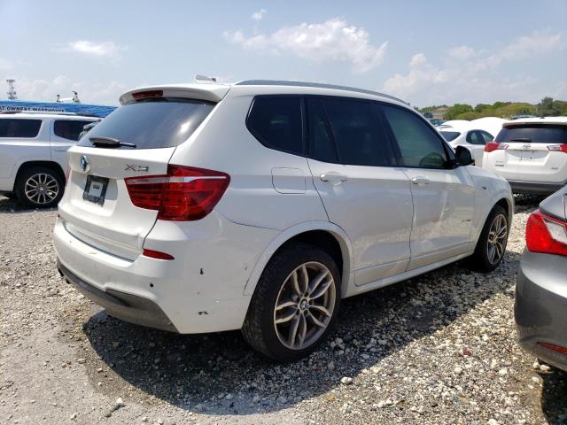 5UXWX7C3XH0U44405 - 2017 BMW X3 XDRIVE35I WHITE photo 3