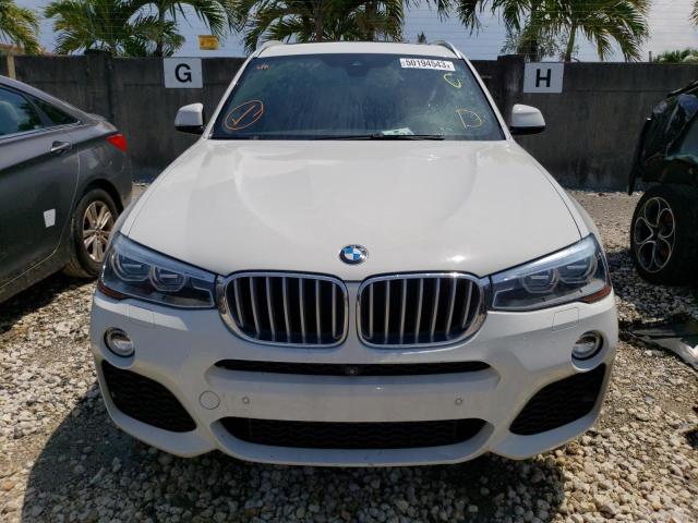 5UXWX7C3XH0U44405 - 2017 BMW X3 XDRIVE35I WHITE photo 5