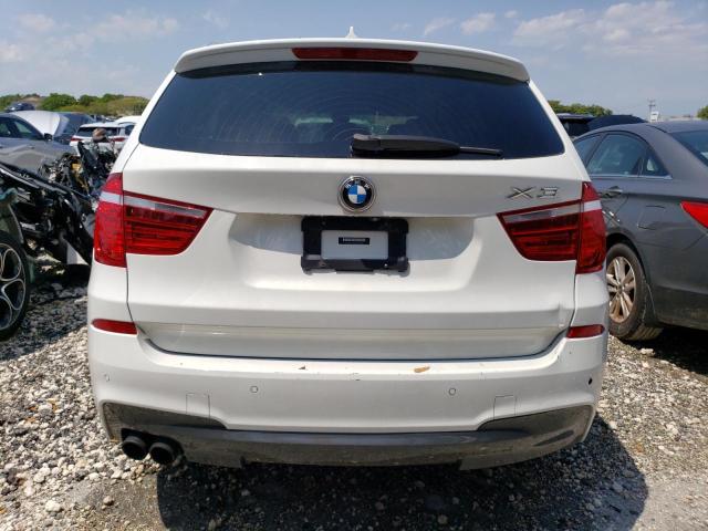 5UXWX7C3XH0U44405 - 2017 BMW X3 XDRIVE35I WHITE photo 6