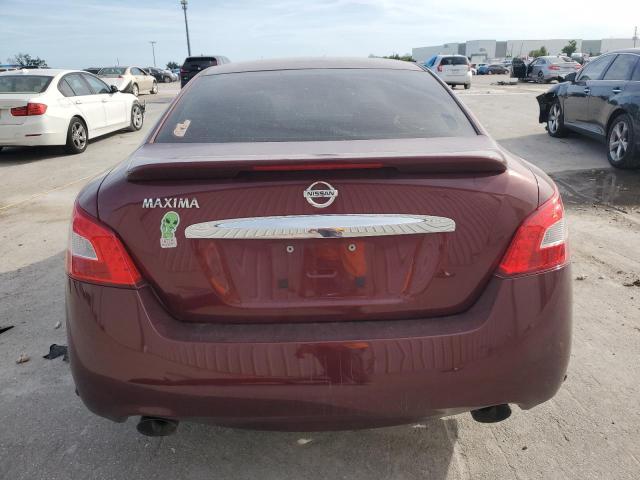 1N4AA51E39C831695 - 2009 NISSAN MAXIMA S BURGUNDY photo 6