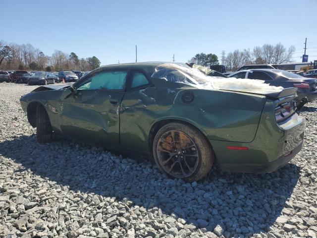2C3CDZFJ8MH526811 - 2021 DODGE CHALLENGER R/T SCAT PACK GREEN photo 2