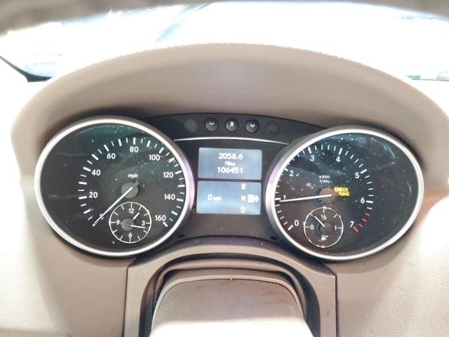 4JGBB8GB0BA654269 - 2011 MERCEDES-BENZ ML 350 4MATIC BLUE photo 9