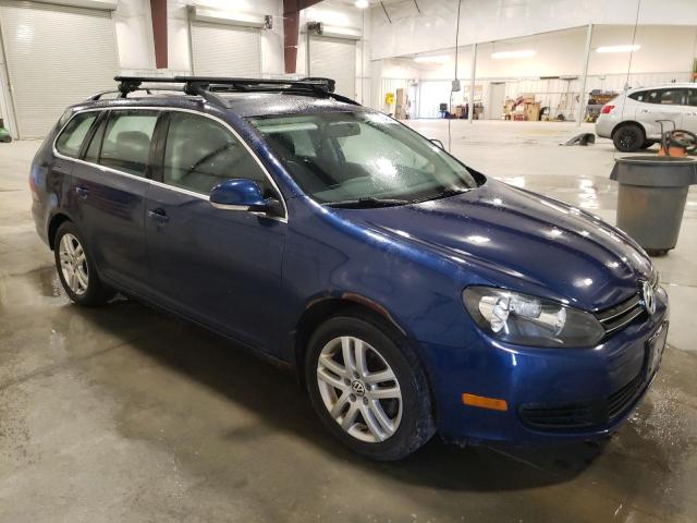 3VWPL7AJXBM691380 - 2011 VOLKSWAGEN JETTA TDI BLUE photo 4