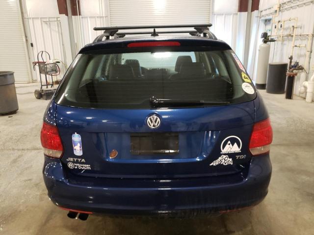 3VWPL7AJXBM691380 - 2011 VOLKSWAGEN JETTA TDI BLUE photo 6