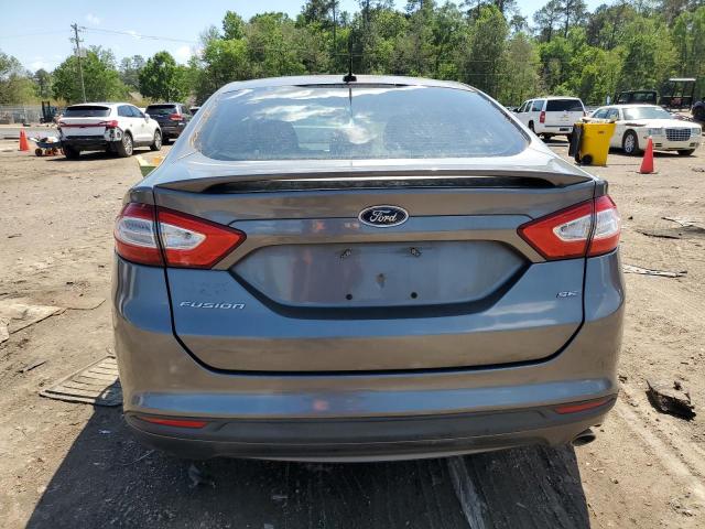 3FA6P0H76ER386587 - 2014 FORD FUSION SE GRAY photo 6