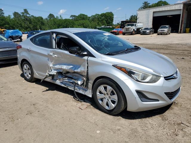 5NPDH4AE5GH751183 - 2016 HYUNDAI ELANTRA SE SILVER photo 4