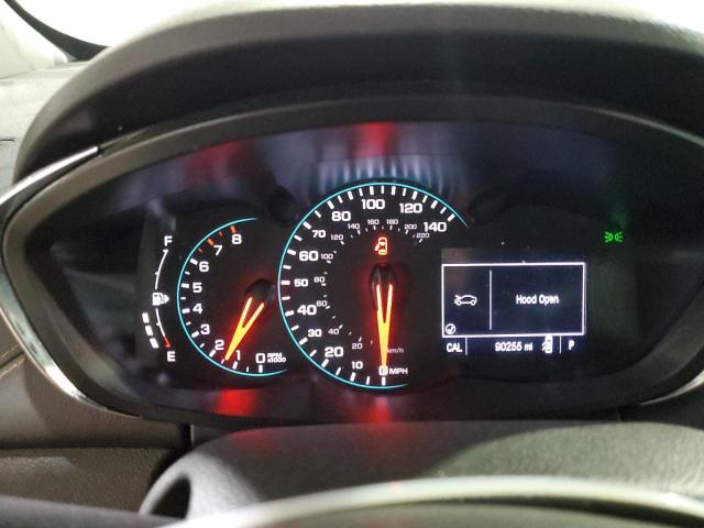 3GNCJLSB0KL403662 - 2019 CHEVROLET TRAX 1LT ნაცრისფერი ფოტო 9