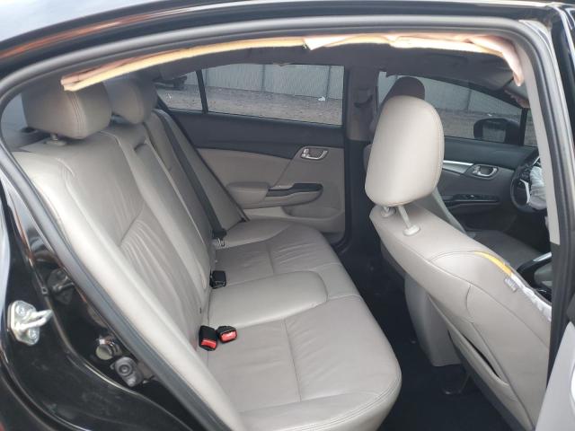 2HGFB2F94FH527258 - 2015 HONDA CIVIC EXL შავი ფოტო 10