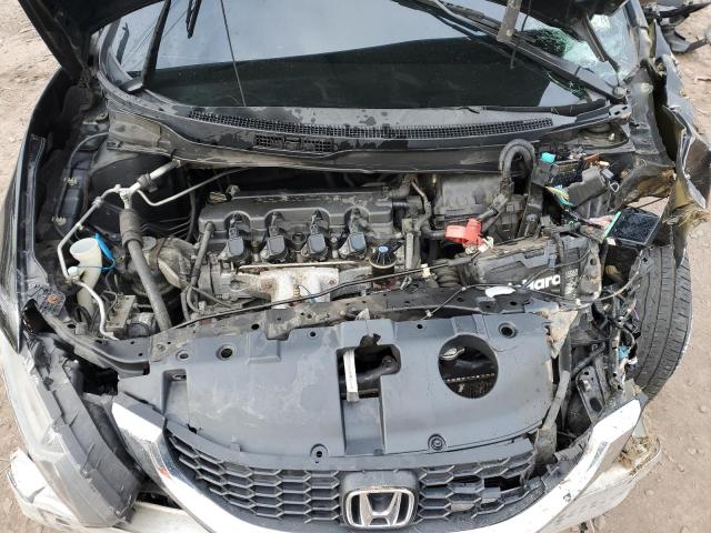 2HGFB2F94FH527258 - 2015 HONDA CIVIC EXL შავი ფოტო 11
