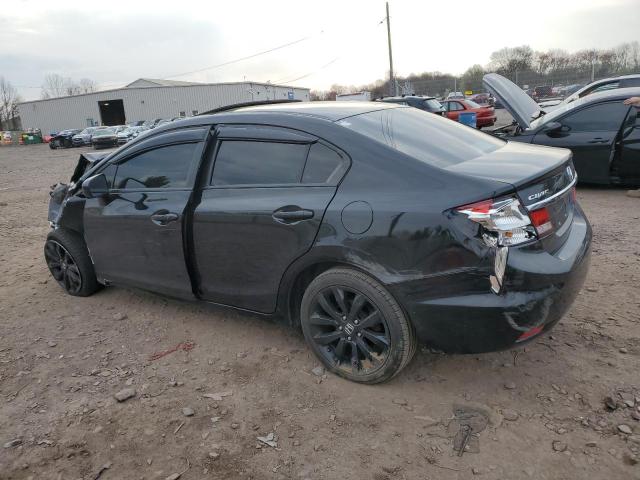 2HGFB2F94FH527258 - 2015 HONDA CIVIC EXL შავი ფოტო 2