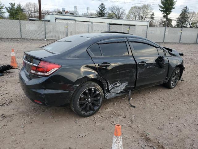 2HGFB2F94FH527258 - 2015 HONDA CIVIC EXL შავი ფოტო 3
