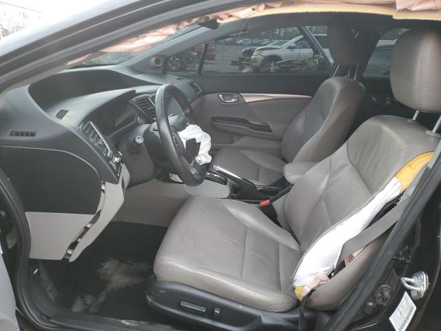 2HGFB2F94FH527258 - 2015 HONDA CIVIC EXL შავი ფოტო 7