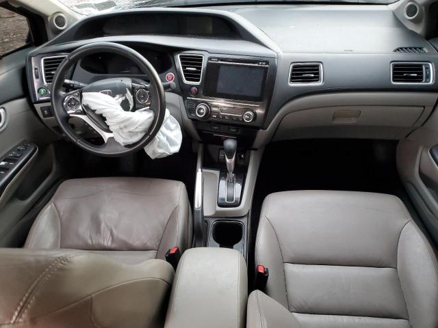 2HGFB2F94FH527258 - 2015 HONDA CIVIC EXL შავი ფოტო 8