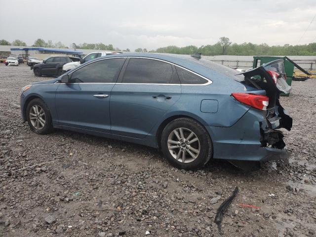 5NPE24AF8HH447197 - 2017 HYUNDAI SONATA SE BLUE photo 2