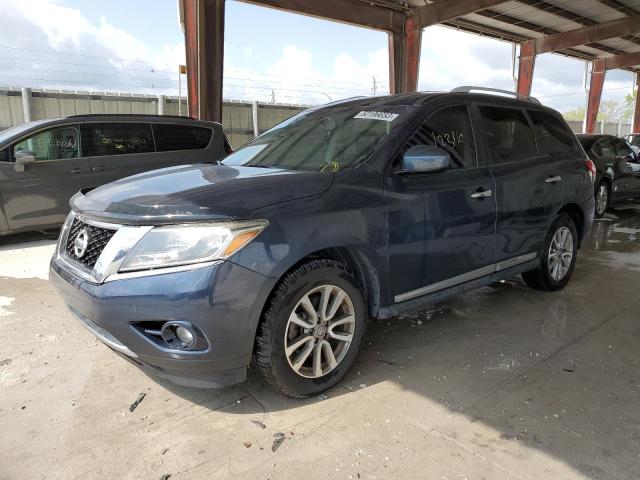 5N1AR2MM1EC694783 - 2014 NISSAN PATHFINDER S 蓝色 照片 1