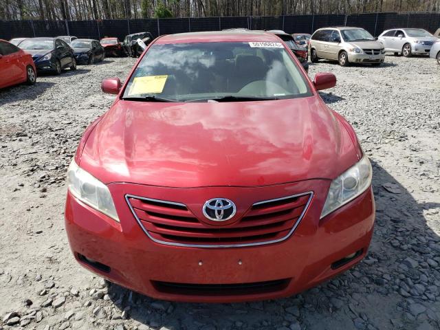 4T1BK46K77U019274 - 2007 TOYOTA CAMRY LE RED photo 5
