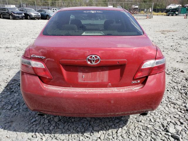 4T1BK46K77U019274 - 2007 TOYOTA CAMRY LE RED photo 6