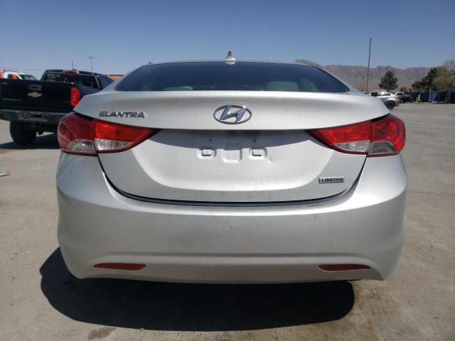 KMHDH4AE7CU274171 - 2012 HYUNDAI ELANTRA GLS SILVER photo 6