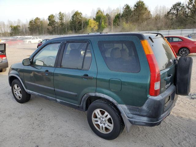 JHLRD78844C054813 - 2004 HONDA CR-V EX GREEN photo 2