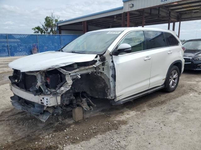 5TDZKRFH6ES023175 - 2014 TOYOTA HIGHLANDER LE WHITE photo 1