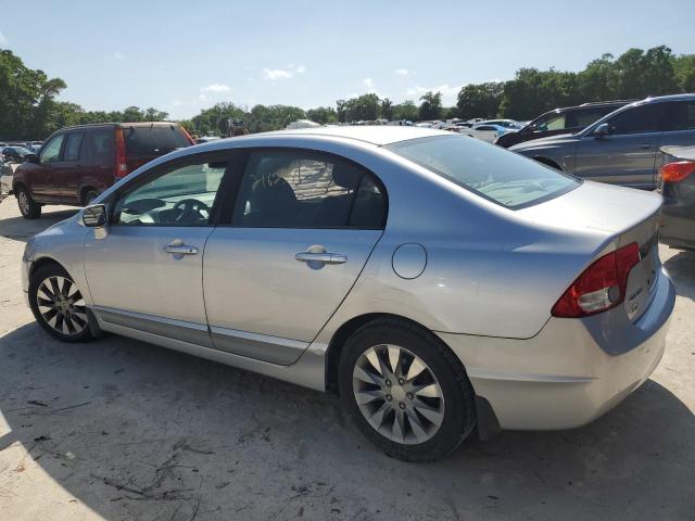 19XFA1F90AE067211 - 2010 HONDA CIVIC EXL SILVER photo 2