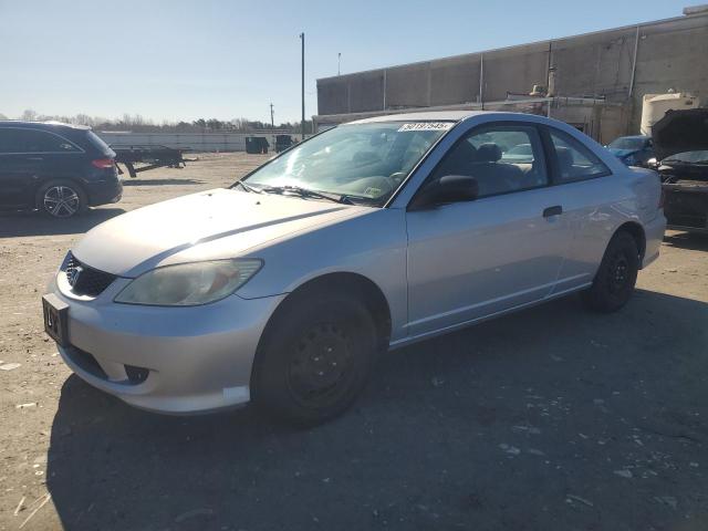 1HGEM22155L012793 - 2005 HONDA CIVIC DX VP SILVER photo 1