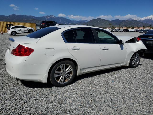 JN1CV6AP2DM306325 - 2013 INFINITI G37 BASE WHITE photo 3