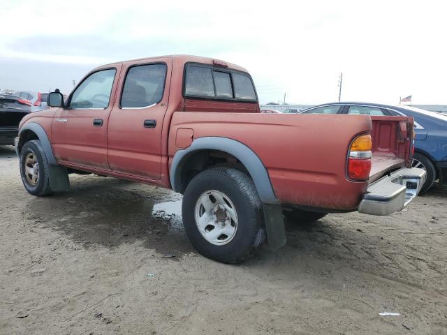 5TEGM92N11Z819617 - 2001 TOYOTA TACOMA DOUBLE CAB PRERUNNER RED photo 2