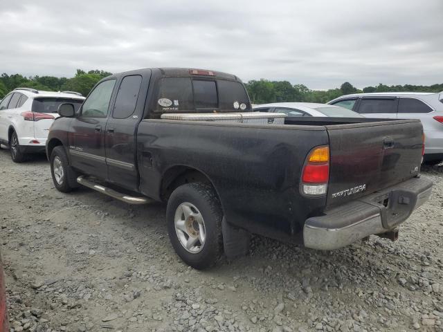 5TBRT34134S446786 - 2004 TOYOTA TUNDRA ACCESS CAB SR5 BLACK photo 2