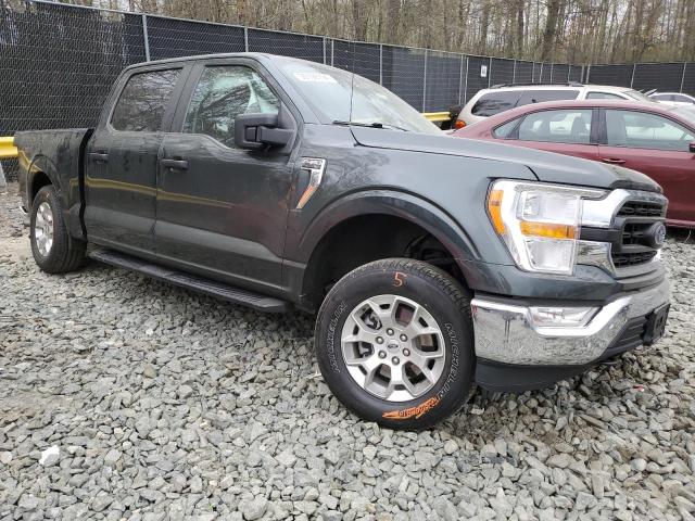 1FTFW1E58MKD80346 - 2021 FORD F150 SUPERCREW GRAY photo 4