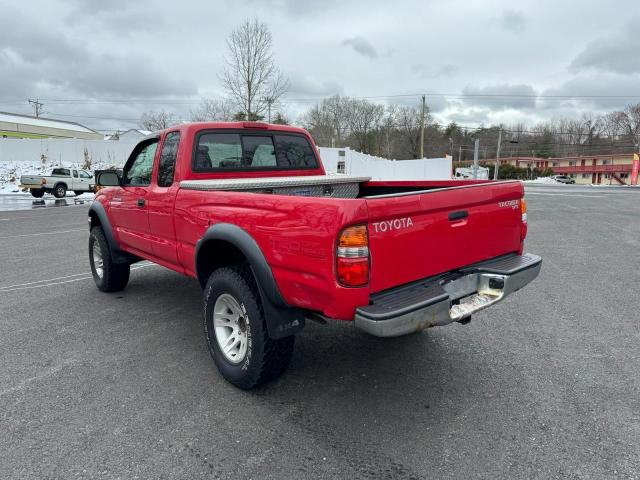 5TEWM72N54Z447641 - 2004 TOYOTA TACOMA XTRACAB RED photo 2