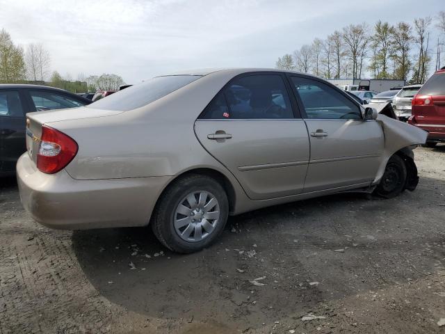 JTDBE32K440255640 - 2004 TOYOTA CAMRY LE GOLD photo 3